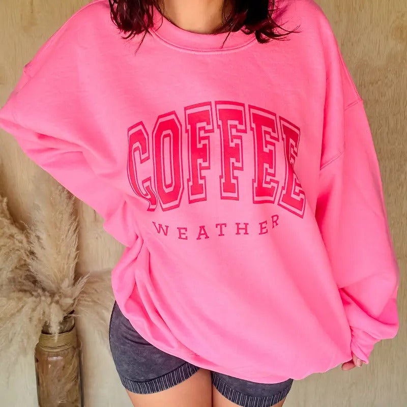 Coffee Weather Graphic Pullover C.O.C.