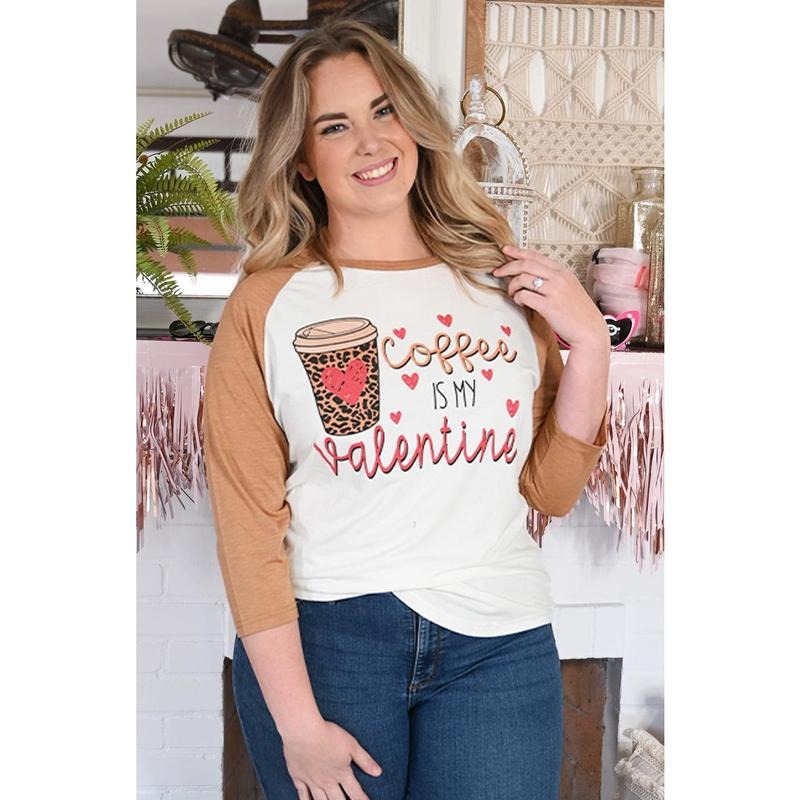 Coffee is My Valentine Raglan