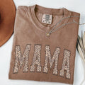 Comfort Color Leopard Mama Shirt, Mothers Day Gift, Mom Shirt, Retro Mama T-shirt, Gift For Mom, Mama Tee, Leopard Mama