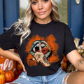 Comfort Colors Basic Witch Halloween Lips Top - Women's Casual Cotton Graphic T-Shirt