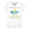 Corona Extra Watercolor Women's Scoopneck T-Shirt - White
