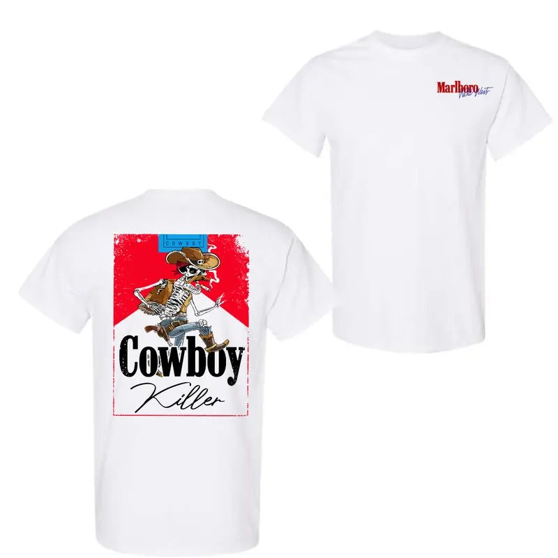 Cowboy Killers Skull Skeleton T-Shirt Sweatshirt Hoodie