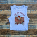Cowgirl Toy Story Baby Tee, Cute Country Crop Tank, Buzz Lightyear Crop Top, Retro Lasso womens, Country girl