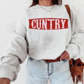 Cuntry sweatshirt, country concert outfits, vintage western graphic tees, western outfits women, women's graphic tees, western clothing, cowgirl outfits stuff, western tops clothes, Music Festival