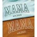 Custom Embroidered Mama Sweatshirt with Kids Name on Sleeve, Personalized Mom Sweatshirt , Global Trending Outfits