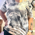 Custom Honeycomb Bleached T-shirt