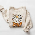 Cute Ghost Halloween Sweatshirt, Boo Haw Western Halloween Shirt, Retro Halloween Shirt, Country Cowgirl Halloween Shirt, Cowboy Ghost Shirt
