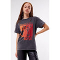 Daisy Street Women's AC/DC Gradient Washed T-Shirt