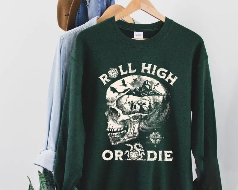 DND SWEATSHIRT, Dungeons and Dragons sweatshirt, D&D sweater, Dnd sweatshirt men, Dungeon Master sweatshirt, Dm Sweatshirt