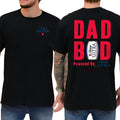 Dad Bod Powered By Michelob Ultra Tshirt 2Sided, Beer Drinking Tee for Daddy, Classic Casual Menswear