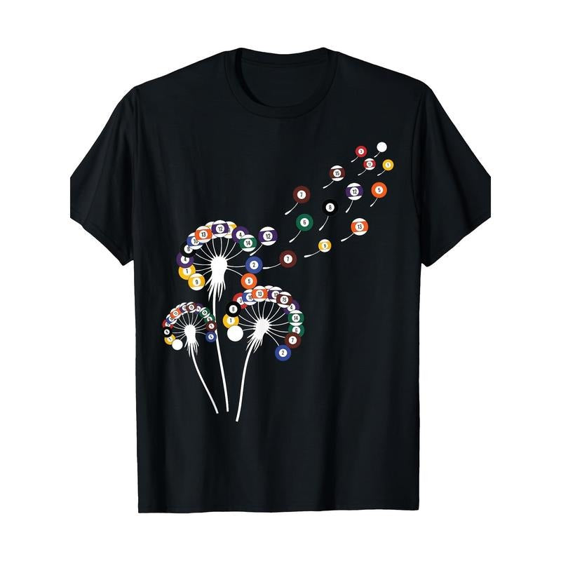 Dandelion billiard T-shirt Made in USA