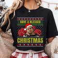 David Rose Schitts Creek Ugly Christmas Sweatshirt, Hoodie, T - Shirt, Have A Blessed Christmas Sweatshirt, Holiday Season, Tv Series, Xmas Gifts Unisex Shirt