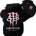 Dirtbike Motocross Fox Racing Monster Energy Drink Pink Off-Road Dirt Bike Hoodie T-Shirts Dirtbike Clothing Apparel Men Women Boys Girls Car Unisex