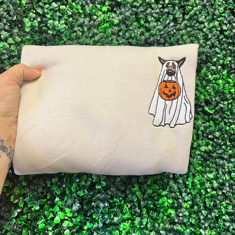 Dog embroidered Halloween