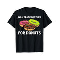 Doughnut Squad" Men's Cotton T-Shirt - Casual & Sporty, Breathable Crew Neck Tee with Cool Donut Print, Perfect for All Seasons made in usa