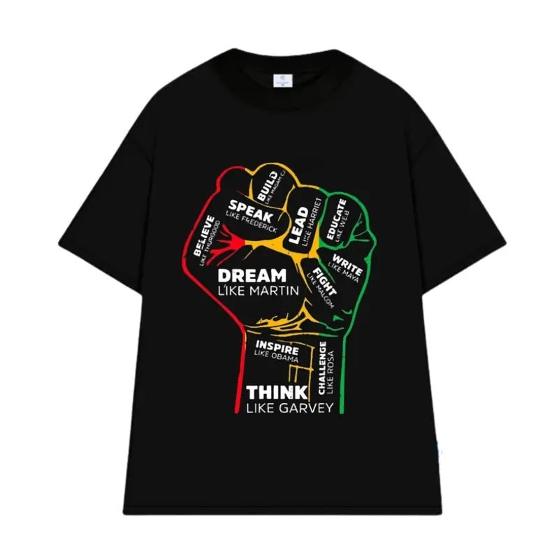Dream-Think-Speak, Black History Month Shirt, Independence Day, Juneteenth Gifts, Juneteenth T-shirt Design, Think Shirt