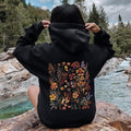 Dried Wildflowers, Nature, Meadow, Floral, Leaves Hoodie