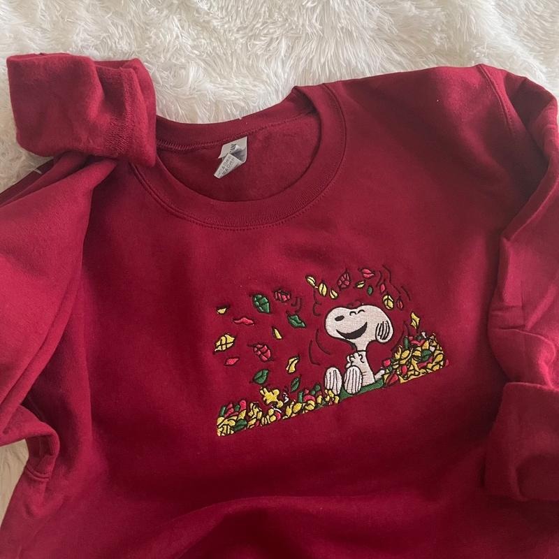 EMBROIDERED Fall Snoop Sweatshirt