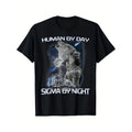 EWH Human By Day Sigma By Night Alpha Wolf Men And Women T-Shirt Made in USA