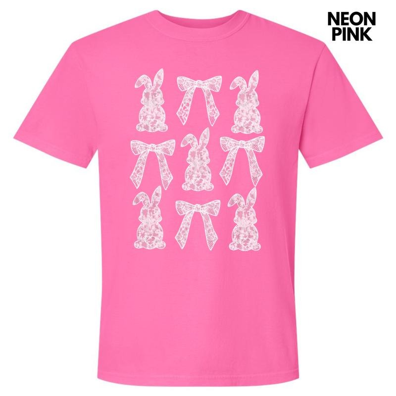 Easter Lace Coquette Comfort Colors T-Shirt