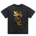 Edgy Bee - themed Graphic Tees in Multiple Hues for American Trend - seekers
