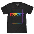 Equality Rainbow T-Shirt - Black