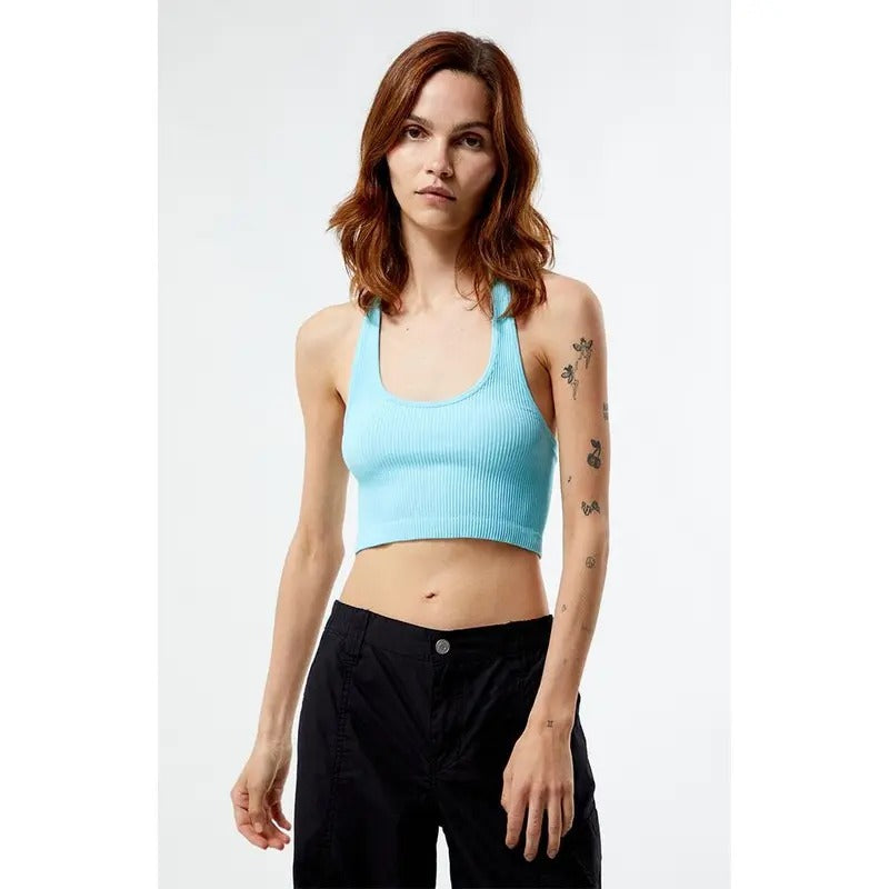 Est. PAC 1980 Women's Seamless Scoop Halter Top