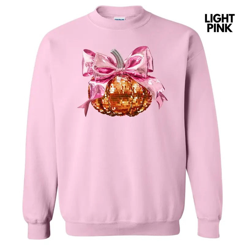 FAKE Sequin Pumpkin Sweatshirt 'NLB'