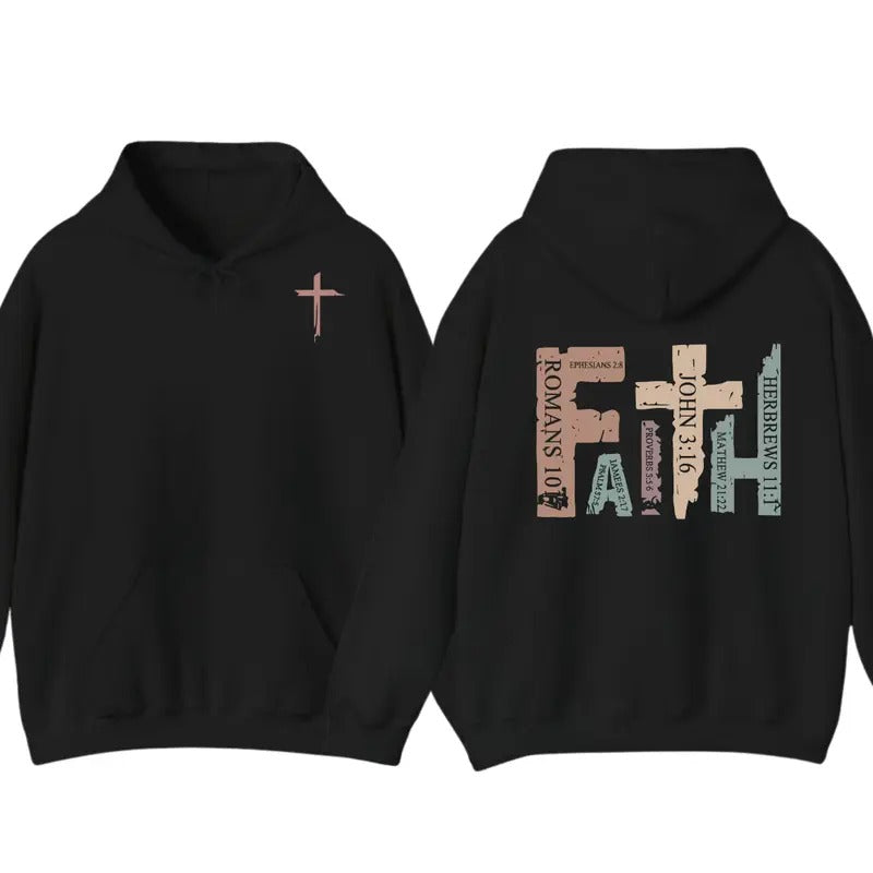 Faith Hoodie and T-Shirt, Christian Gifts, Unisex Hoodie For Men For Women