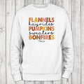 Fall | Flannels Hayrides Pumpkins Sweatshirt Classic Womenswear