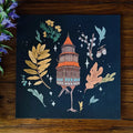 Fall Baba Yaga 8x8 inch art print