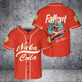 Fallout Nuka Cola Baseball jersey, Retro Gaming Appeal, Gaming Streetwear, Perfect Gift for Fans,Gamer Gift baseball jersey
