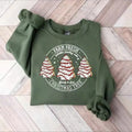 Farm Fresh Christmas Tree Cakes Shirt, Christmas Cake Sweatshirt, Christmas Tree Farm Shirt Holiday Sweatshirt For Men For Women