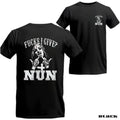 Fcks I Give Nun' T-shirt - Fun Bold Graphic, Religious-Inspired Shirt for Those Who Love Edgy Statements