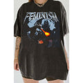 Femnism Dr@gon F@ntasy Vintage Graphic Te, unisex cotton Shirt