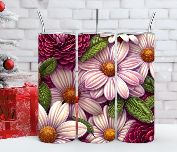 Flower Bouquet Tumbler