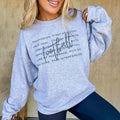 Football Words Graphic Pullover