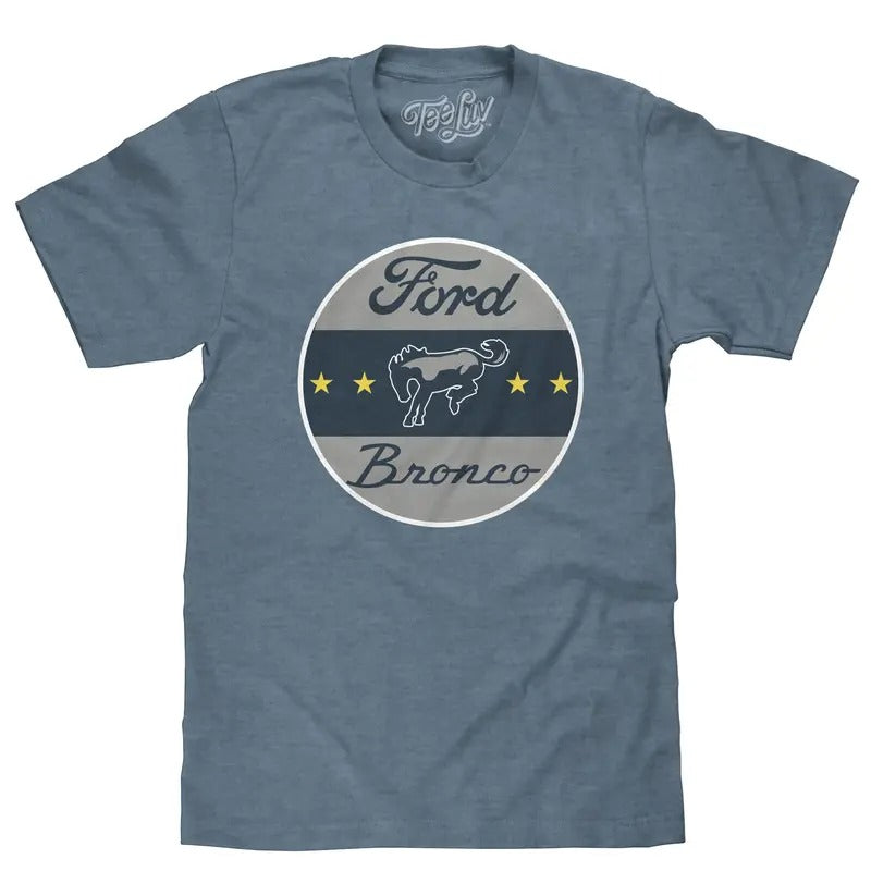 Ford Bronco Logo T-Shirt - Indigo Heather