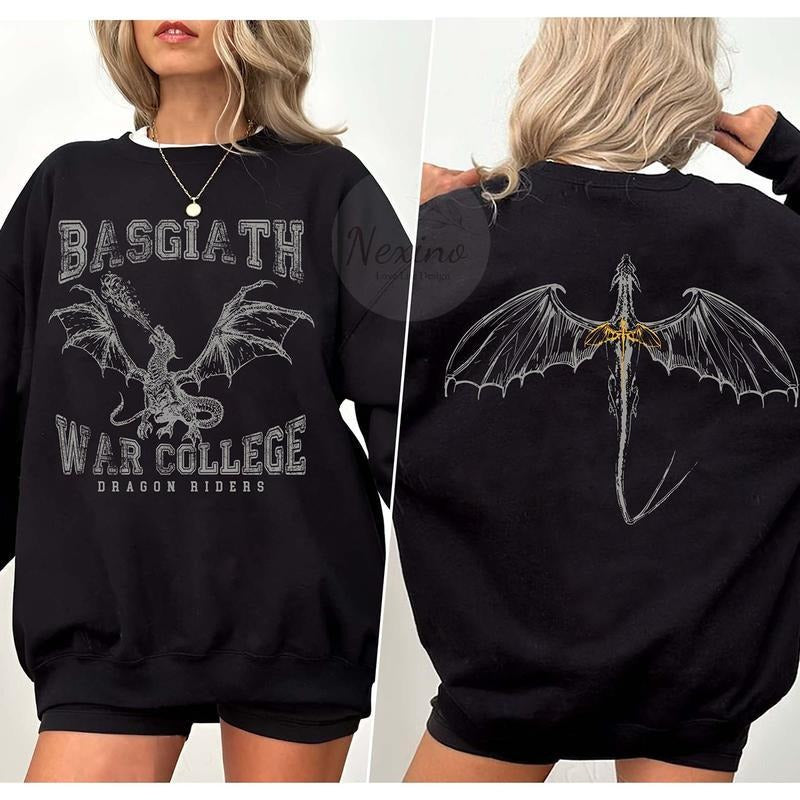 Fourth Wing Sweatshirt, Basgiath War College Sweater, Fourth Wing Shirt, Dragon Rider Shirt, Bookish Shirt, The Empyrean Series