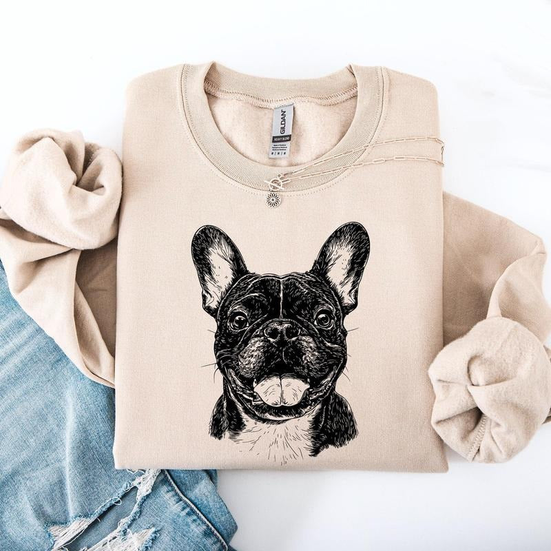 Frenchie French Bulldog Pet Dog Breed Crew Neck T-Shirts, Hoodie, Sweatshirt