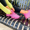 Fuchsia Full Rhinestone Sneaker