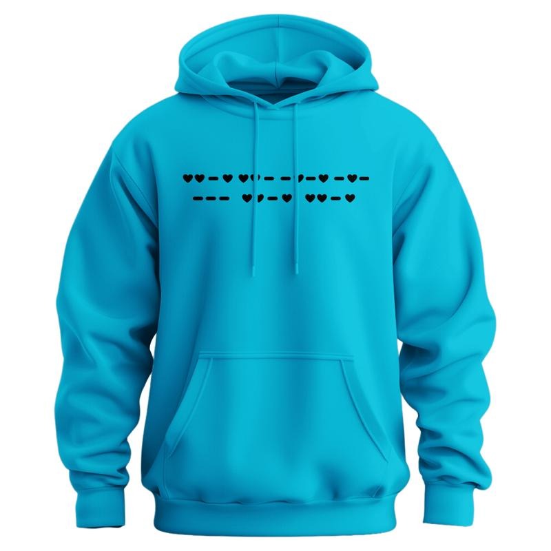 Fuck Off Morse Code Hoodie