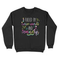 Fueled By Curse Anxiety And Curse Words Crewneck Sweatshirt