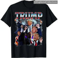 Funny #Trump 2024 Campaign 90s Trendy Bootleg Style Men Women T-Shirt, Gift Trending , Retro Chic Tee