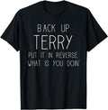 Funny 4th of July Shirts For Men, Back Up Terry Put It In Reverse Funny 4th of July T-Shirt Menswear Top Casual Cotton Basic Fashion