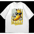 Funny Bananas Amrica T-Shirt Cool and Casual Urban Look Retro Graphic Stylish Tee for Everyday Looks