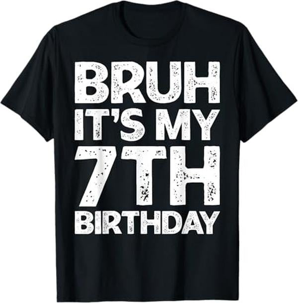 Funny Bruh Shirt, Bruh I'm 9 Year Old Gifts 9th Birthday Boy Funny Nine T-Shirt - Menswear Topstyle{n002}2