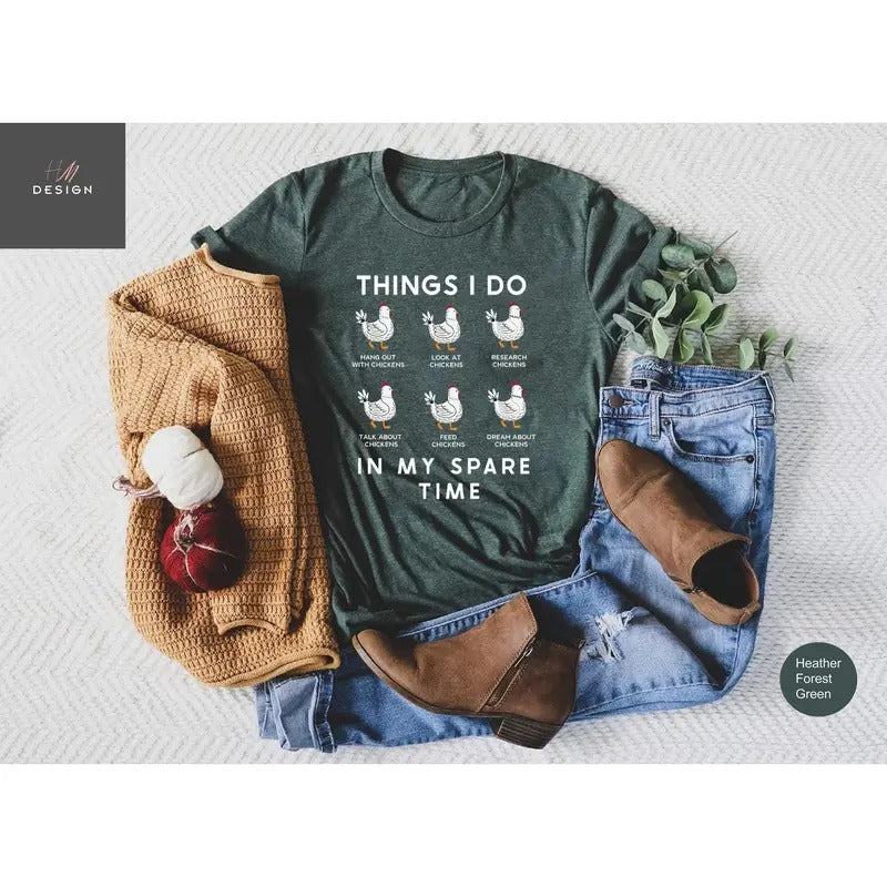 Funny Chicken Shirt Chicken Girl Shirt Chicken Mom Shirt Farm Girl Shirt Farm Family Shirt Farm Shirt Chicken Tee Farmer Dad Shirt