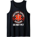 Funny Emotional Support Husband Do Not Pet For Women Men Tank Top made in usa