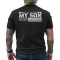 Funny Fathers Day Shirts, Gift for Dad, Dad From Son Fathers Day Dad Men's T-Shirt Back Print - Casual Basic Smooth